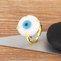 Anillo Ojo Turco Disco Vintage