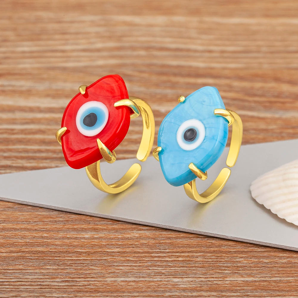 Anillo Ojo Turco Encanto 7 Colores
