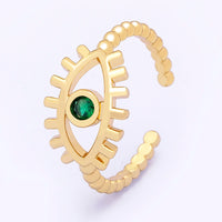 Anillo Ojo Turco Boho Fiesta