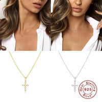 Aide-collar con colgante de diamante de ojo malvado para mujer y niña, moda coreana de Plata de Ley 925, regalos para fiesta, joyería fina