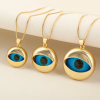 Nidin clásico nuevo diseño 6 tamaños elección mal de ojo personalidad encanto colgante collar para Mujeres Hombres Vintage joyería de fiesta diaria