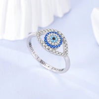 Anillo Ojo Turco Plata 925 de Fe