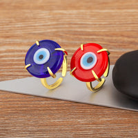 Anillo Ojo Turco Redondo Clásico