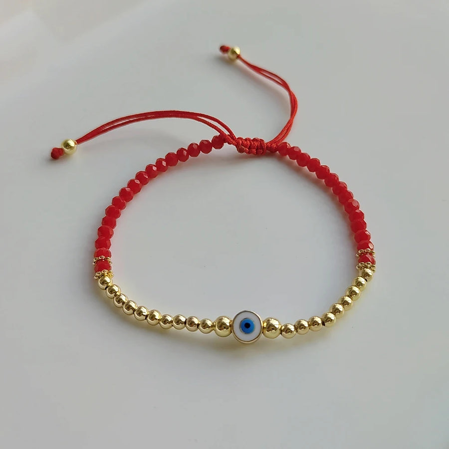 Pulsera de Ojo Turco en Hilo Rojo