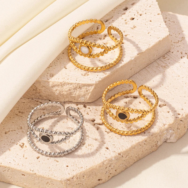 Anillo Ojo Turco Vintage Oro 18K