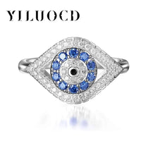 Anillo Sello Ojo Turco Azul Noche