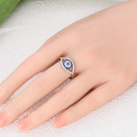 Anillo Ojo Turco Plata 925 de Fe