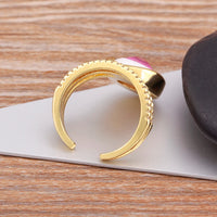 Anillo Ojo Turco Alianza de Colores