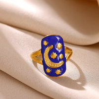 Anillo Ojo Turco y Mano de Fátima Apilable