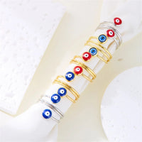 Anillo Ojo Turco Esmalte Goteado