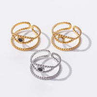 Anillo Ojo Turco Vintage Oro 18K