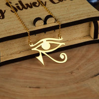 Collar de mal de ojo de acero inoxidable para mujer, joyería geométrica Vintage turca, gargantilla de la suerte, collares de cadena, bisutería femenina, regalos