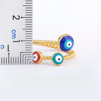 Anillo Mano de Fátima Brillante Dorado