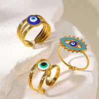 Anillo Ojo Turco Estética de la Suerte