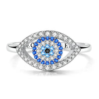 Anillo Ojo Turco Plata 925 de Fe