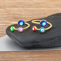 Anillo Mano de Fátima Brillante Dorado