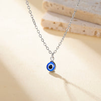 Amuleto de Protección Azul Turco, Collar con Colgante de Ojo Turco, Collar de Acero Inoxidable para Mujer, Joyería, Regalos para Fiestas