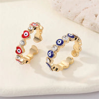 Anillo Ojo Turco Corazón de Pareja
