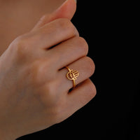 Anillo Mano de Fátima Ojo Turco Vintage