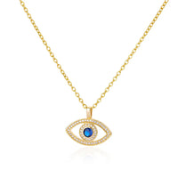 Collar con colgante de ojos malvados de acero inoxidable para mujer, joyería, cadenas para clavícula, collares, regalos para fiesta, triangulación de envíos