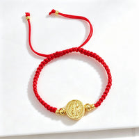 Pulsera de San Benito en Hilo Rojo