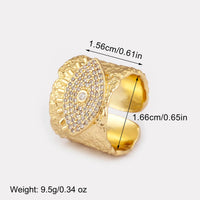 Anillo Ojo Turco y Corazón Ancho