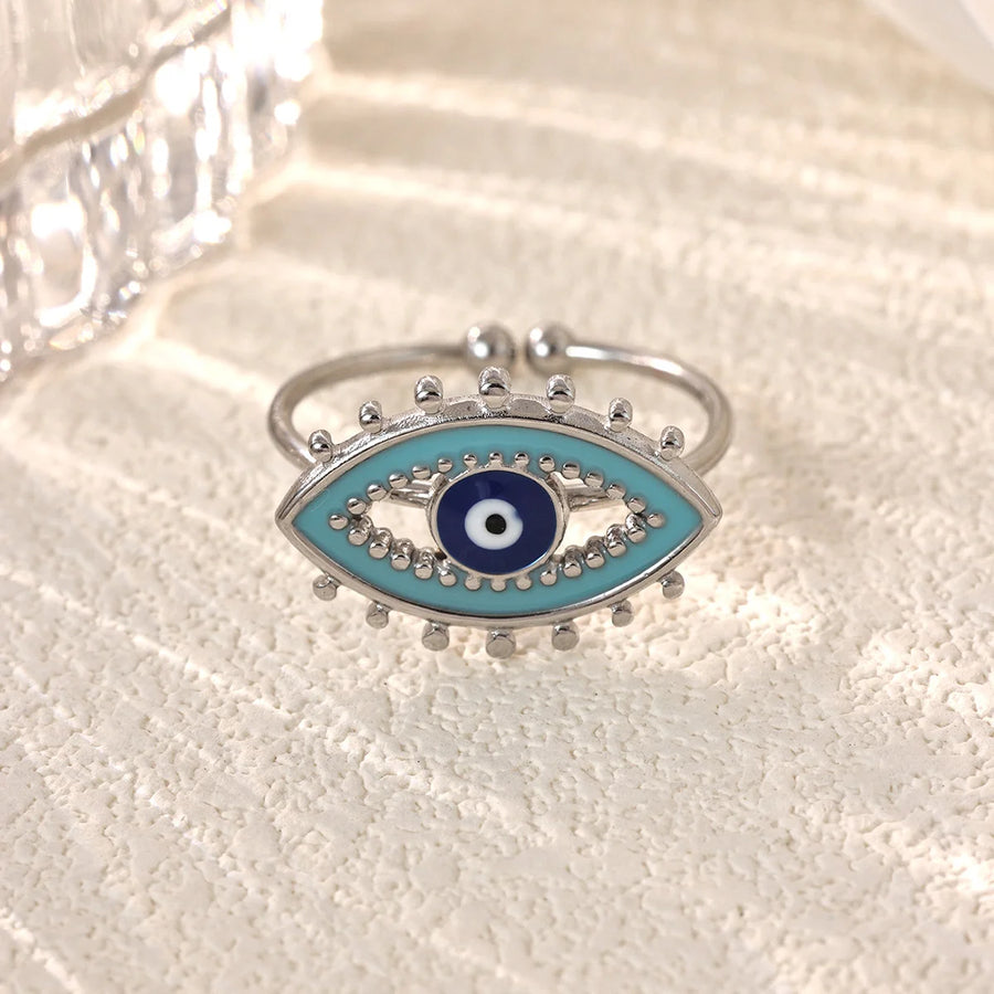Anillo Ojo Turco Estética de la Suerte