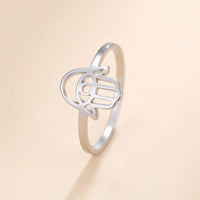 Anillo Mano de Fátima Ojo Turco Vintage