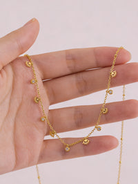 Collar de Protección para Mujer, Amuleto de Acero Inoxidable, Collar con Ojo Turco, Elegante Collar con Circonita