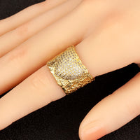 Anillo Ojo Turco y Corazón Ancho