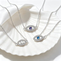 Collar con Colgante de Ojo Turco para Mujer, Gargantilla Clásica de Circonia, Amuleto de Protección y Suerte, Joyería Minimalista, Regalo de Aniversario