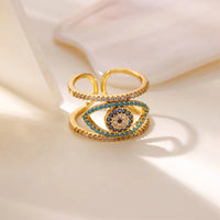 Anillo Ojo Turco con Dije