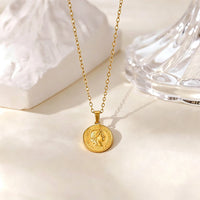 Collares con Colgante de Corazón para Mujer, Collar de Acero Inoxidable con Ojo Turco, Joyería de Moda, Regalos para Todas las Ocasiones
