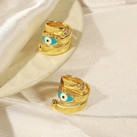 Anillo Ojo Turco Oro 18K Sin Deslustre