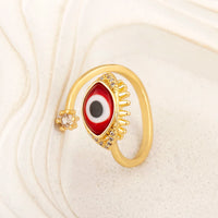 Anillo Ojo Turco Cristal de Colores