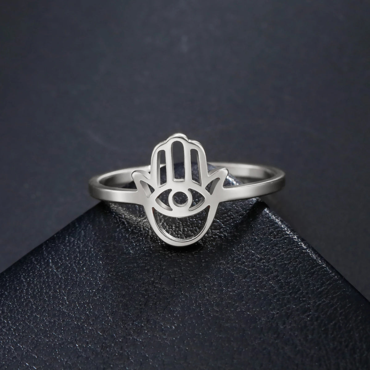 Anillo Mano de Fátima Ojo Turco Vintage