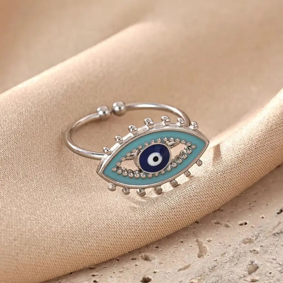 Anillo Ojo Turco Estética de la Suerte