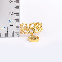 Anillo Ojo Turco Colgante y Mano de Fátima