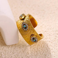 Anillo Ojo Turco Fino Circonita