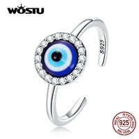 Anillo Ojo Turco Plata 925 Ajustable