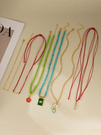 Collar de varias capas con cuentas decorativas de ojo de diablo bohemio, 6 piezas, adecuado para vacaciones, viajes y uso diario de mujeres.