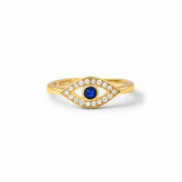 Anillo Ojo Turco para Índice Oro 18K