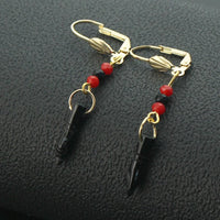 Aretes de Manito de Azabache
