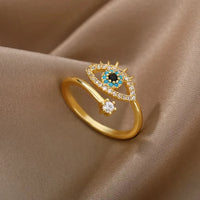 Anillo Ojo Turco con Dije