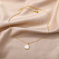 Collares con Colgante de Ojo de Diablo Clásico para Mujer, Acero Inoxidable, Chapado en Oro de 18K, Zirconia, Joyería para Uso Diario, Regalo