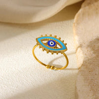 Anillo Ojo Turco con Dije