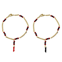 Pulsera de Azabache "Bendición Roja"