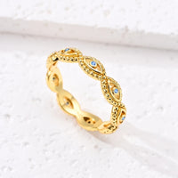 Anillo Ojo Turco Plata 925 Luciérnaga