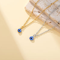 Amuleto de Protección Azul Turco, Collar con Colgante de Ojo Turco, Collar de Acero Inoxidable para Mujer, Joyería, Regalos para Fiestas