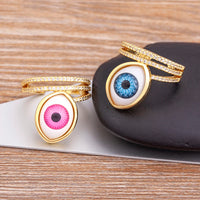 Anillo Ojo Turco Alianza de Colores